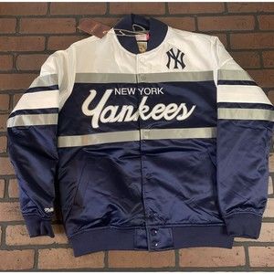 YANKEES Mitchell‎ & Ness Special Script Heavyweight Jacket S M L XL 2XL 3XL 4XL